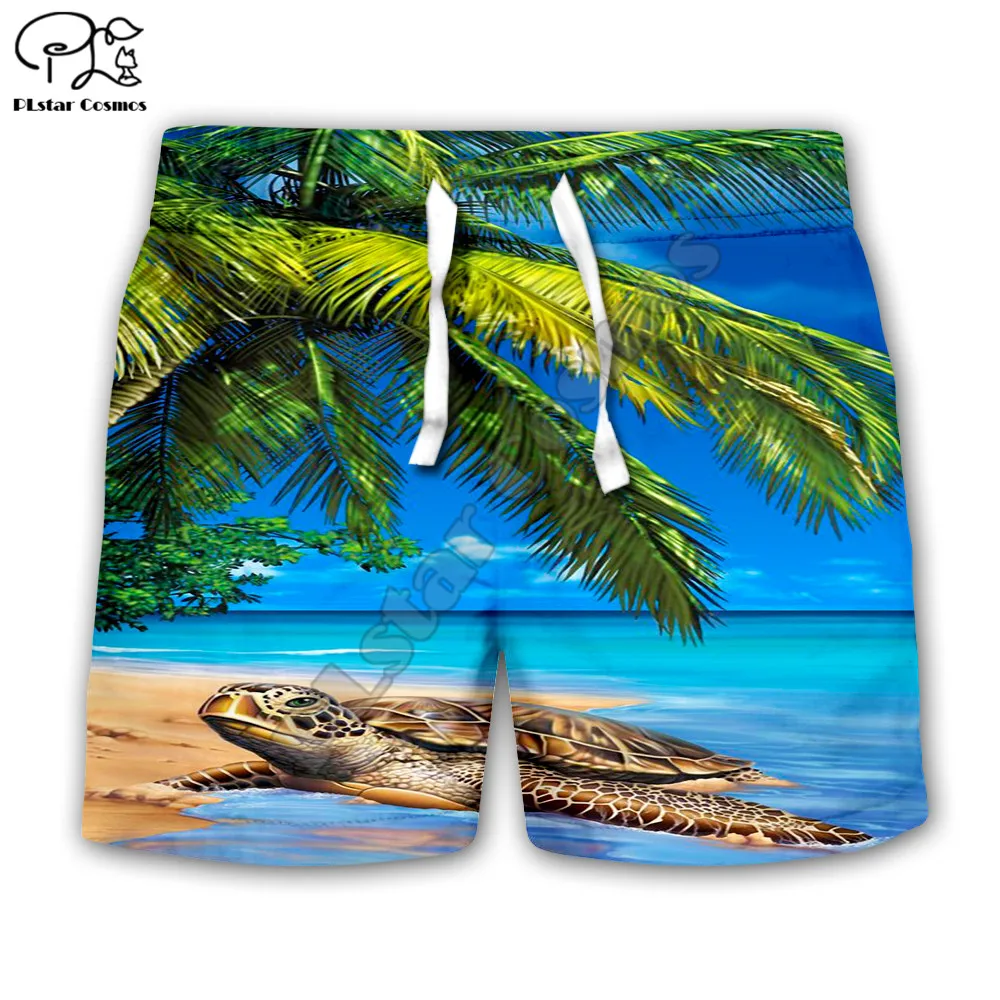 

PLstar Cosmos Sea Turtle 3D Print 2021 New Fashion Summer Shorts Kids Boy/Girl Kawaii Beach Pants Casul Children Wear Style-C21