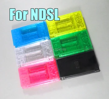 

1set Clear Housing case with buttons kit for NDSL Case Shell full set Replacement Housing Shell Case Cover For Nintend DS Lite