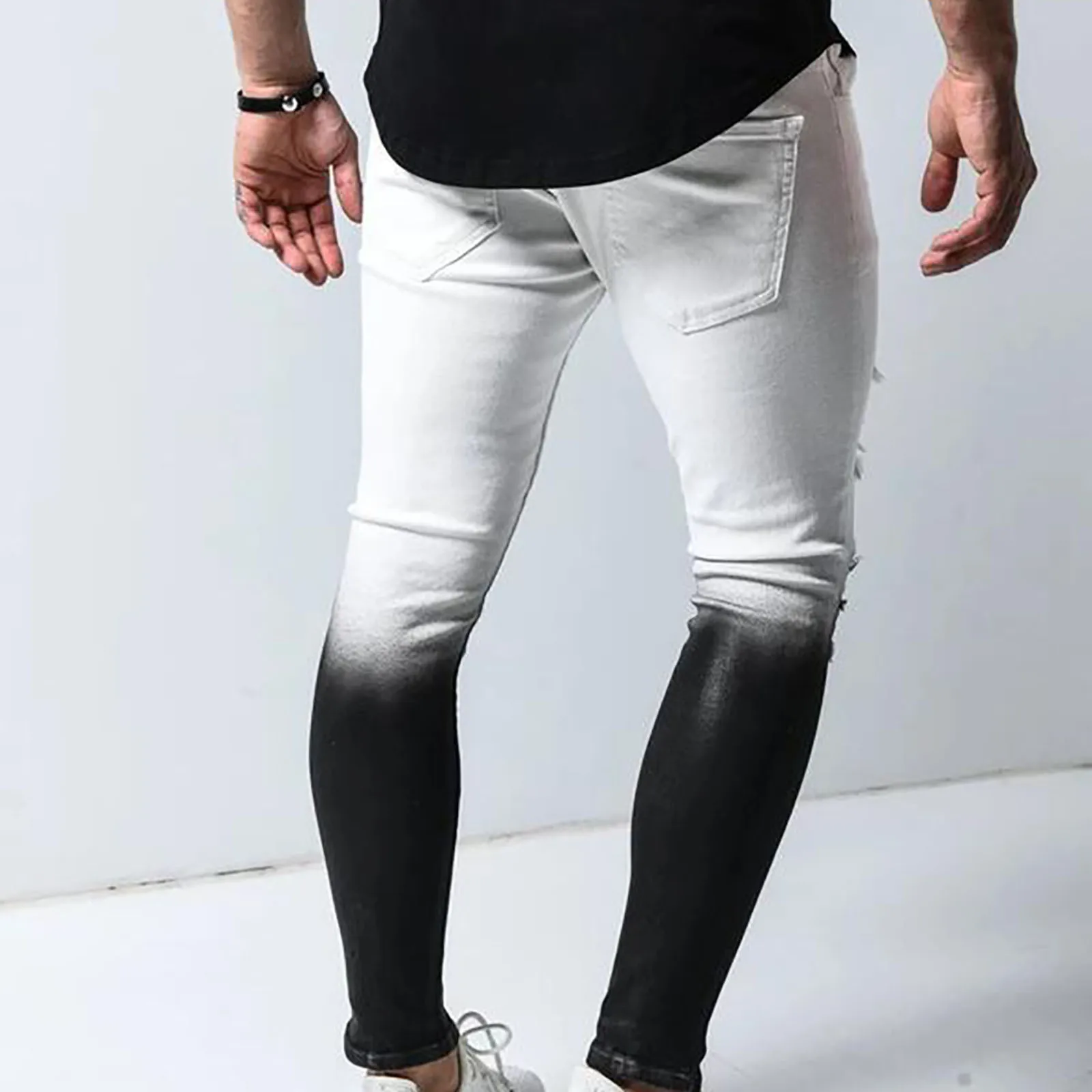2021 New Men's Fashion Denim Cotton Jeans Vintage Wash Hip Hop Work Trousers Jeans Pants Comfy Daily High Quality Jeans Одежда 2