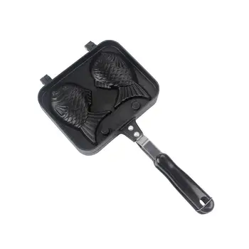 

Household Bream Burning Mold Waffle Mold DIY Biscuit Cake Mold Double Fish Baking Mold Bakeware