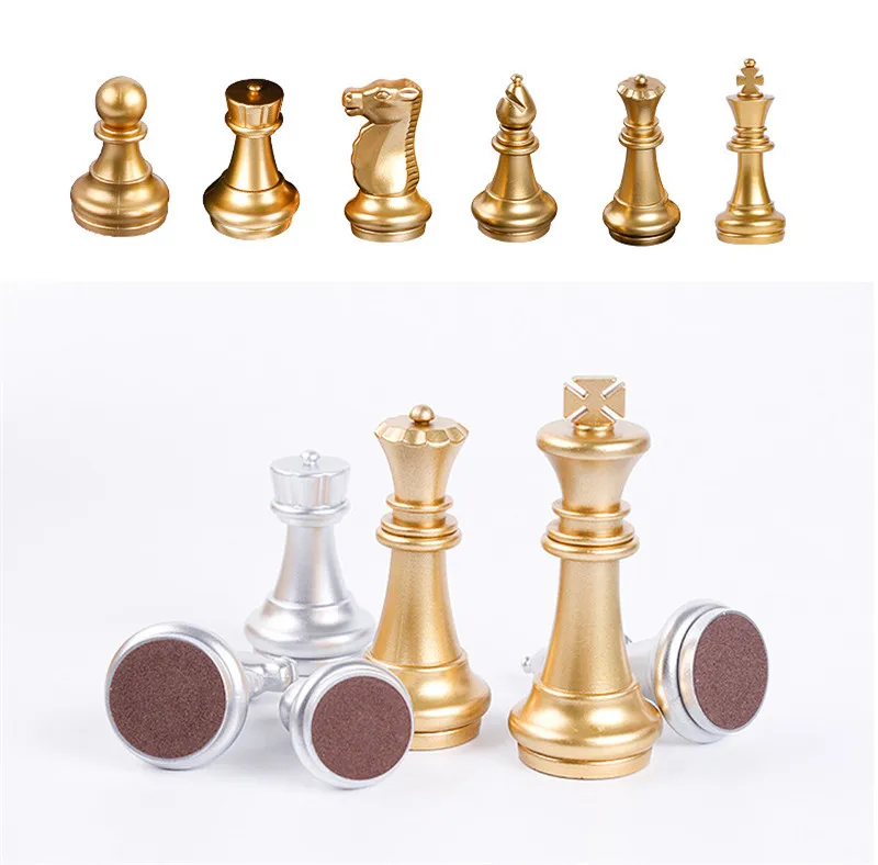 Английская версия, международные шахматы, шахматы, шахматы цвета золота и серебра, Складные Магнитные Шашки, шахматы 3810A 4812A 4912A, 3 размера