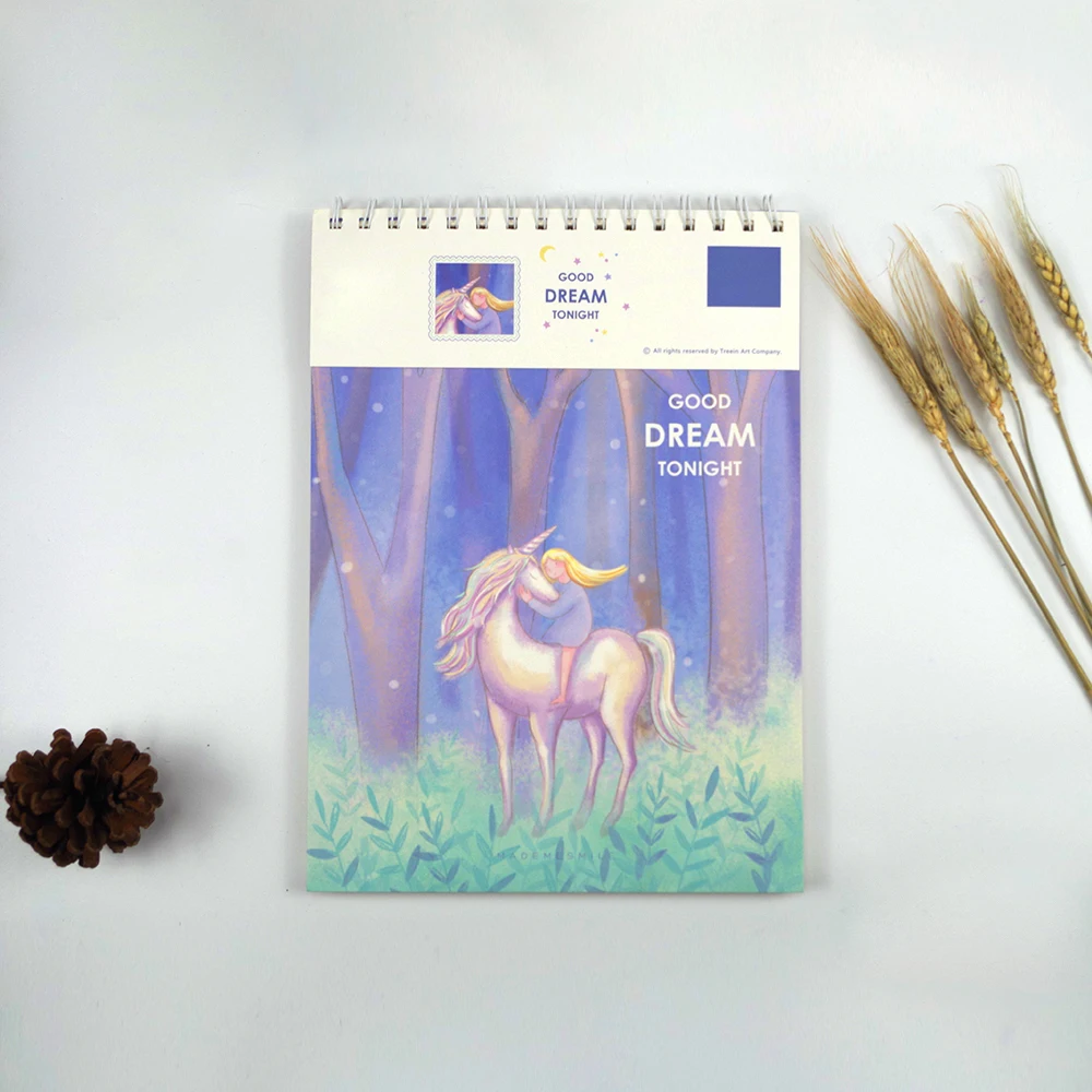 ZYWJUGE A4 Unicorn Watercolor Paper Sketch Book Portable Sketchbook Graffiti Sketch Hand Painting Notebook Good Dream Tonight ZYWJUGE A4 Unicorn Watercolor Paper Sketch Book Portable Sketchbook Graffiti Sketch Hand Painting Notebook Good Dream Tonight