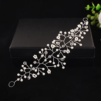 

TRiXY H99 Bridal Tiara Wedding Hair wear Bridal Wedding Hair Accessories Elegant Pearl Wedding Hair Jewelry Bridal Headpiece