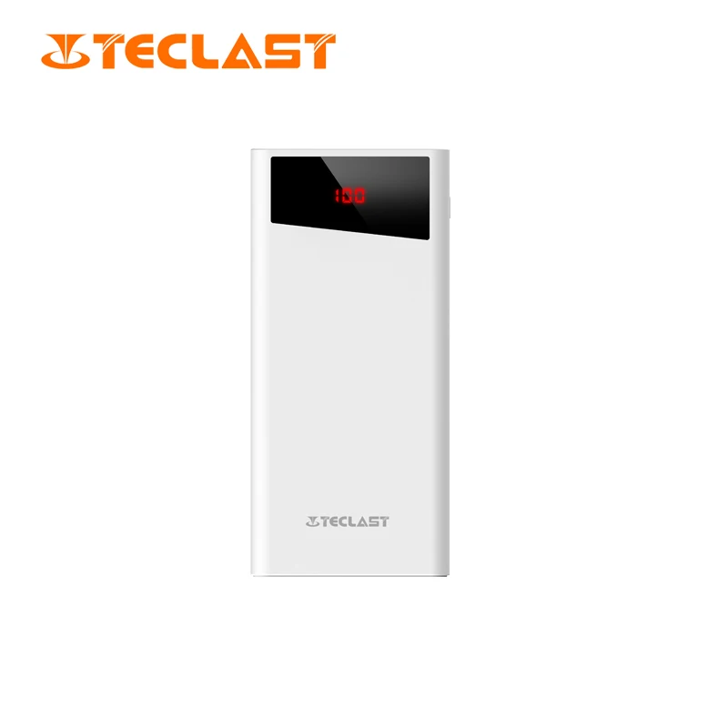 Новый внешний аккумулятор повербанк Teclast C30 30000mAh двойное внешнее зарядное usb