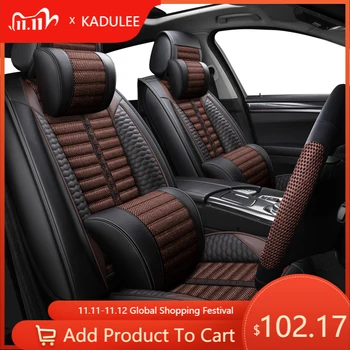 

KADULEE car seat cover for Jeep grand cherokee compass commander renegade wrangler of 2010 2009 2008 2007 Automobiles Seat Cover