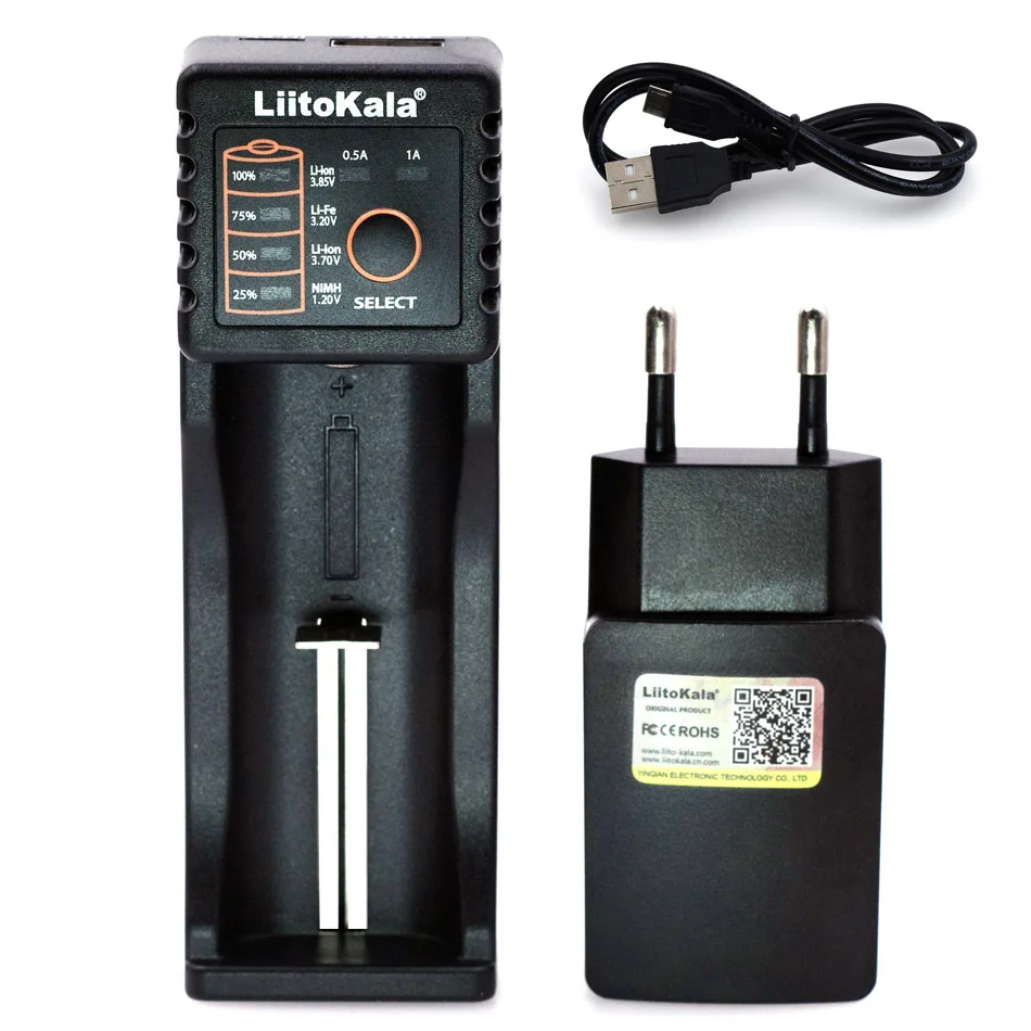 Зарядное устройство для литиевых аккумуляторов Liitokala 5 В 2 А|battery charger|lithium battery