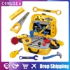 Kids Toolbox Kit Educational Toys Simulation Repair Tools Toys Drill Plastic Game Learning Engineering Puzzle Toys Gifts For Boy 1