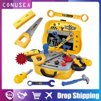 Kids Toolbox Kit Educational Toys Simulation Repair Tools Toys Drill Plastic Game Learning Engineering Puzzle Toys Gifts For Boy 1