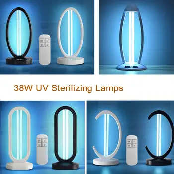 

38W UV Lamp Table Standing Ultraviolet Light Sterilizing Lamps Ozone Home Disinfection for killing virus bacterias