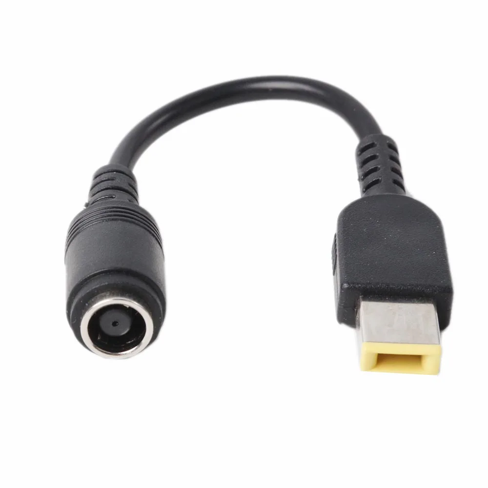 For IBM Lenovo ThinkPad Edge Adapter Power Converter Cable 7.9 * 5.5mm Round Jack to Square Plug End for X1 Carbon Yoga 13 | Компьютеры и