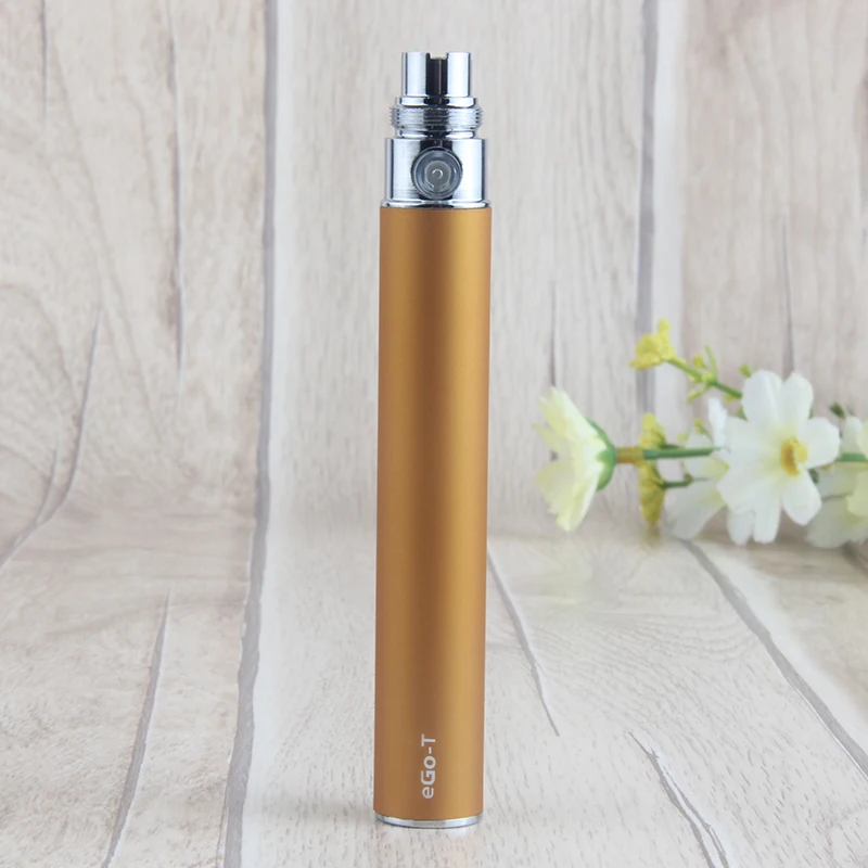 Золотой 1 шт. эго-т Vape батарея с USB зарядное устройство электронная сигарета 510 ручка для CE4 CE5 Evod H2 T3S распылитель высокое качество - Цвет: Золотой