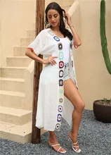 Cardigan Beach Cover Up for Women 2020 Summer Sortie De Plage Femme Beachwear Robe Crochet Bikini Dresses Long Beach Dress NEW