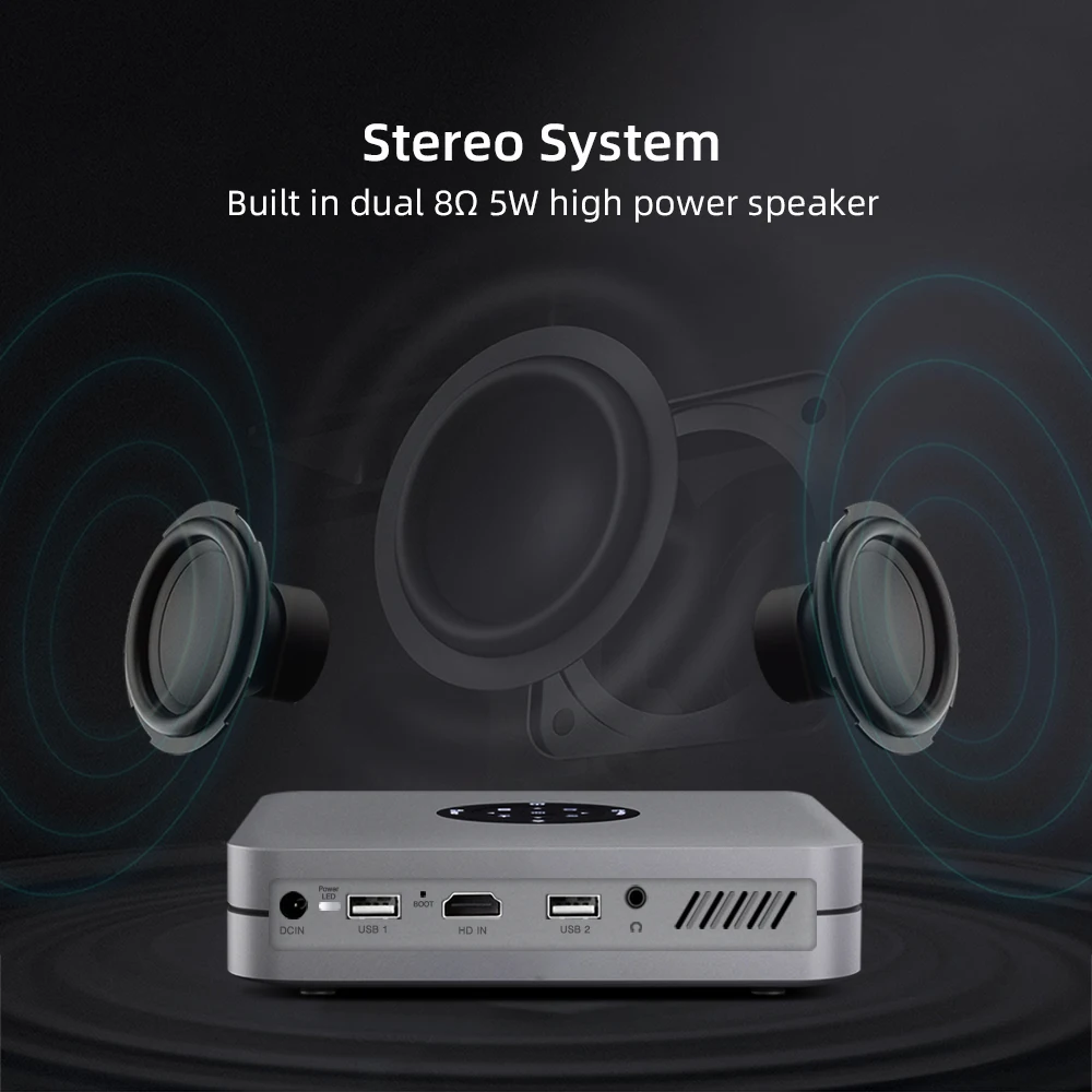 Мини проектор светодиодный BYINTEK U20 4K Full HD Android Wi Fi 1080P| |