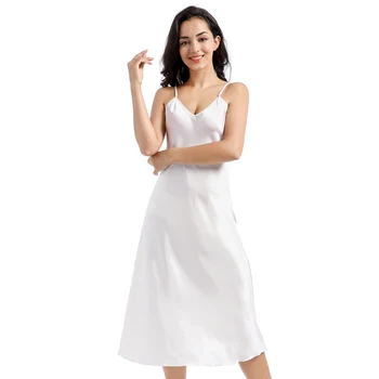 

Casual Women Bathrobe Gown Novelty Nightwear Intimate Lingerie Sexy Navy Blue Homewer Nighty Long Silky Nightgown Home Dressing