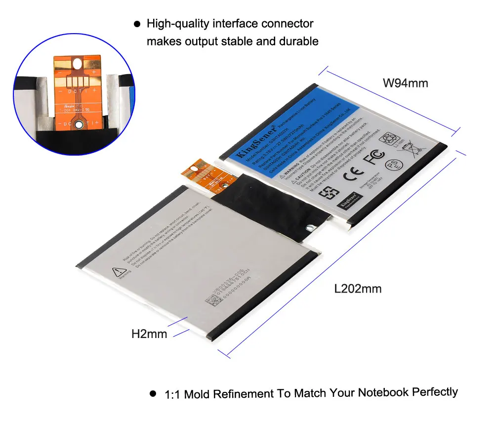 Рисунок 4 - Аккумулятор KingSener G3HTA007H
