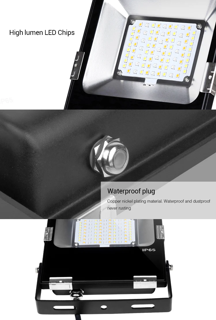 LED Flood Light IP65 Waterproof 220V 110V 10W 20W 30W 50W Outdoor Garden Projector Hd9914427ad7d40c68214260b7ee93be5t