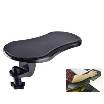 

Rotating Computer Arm Rest Pad, Ergonomic Adjustable PC Wrist Rest Extender, Desk Attachable Home Office Mouse Pad Health Care A