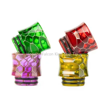 

Ultem Honeycomb Recurve 810 Drip Tip for Uforce T1 T2/Horizon Falcon King/Coilart Mage RTA 2019