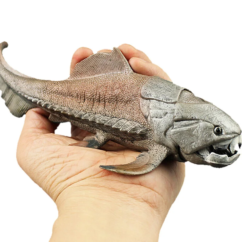 20 см динозавры модель игрушки Dunkleosteus динозавр Рыба украшения фигурки модель игрушки для детей Коллекция Brinquedos