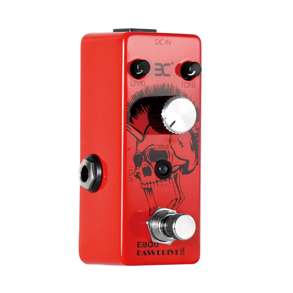 ENO EX EBOD Overdrive бас-гитара Педаль для звукового эффекта овердрайв эффект гитары педаль полностью металлический корпус True Bypass