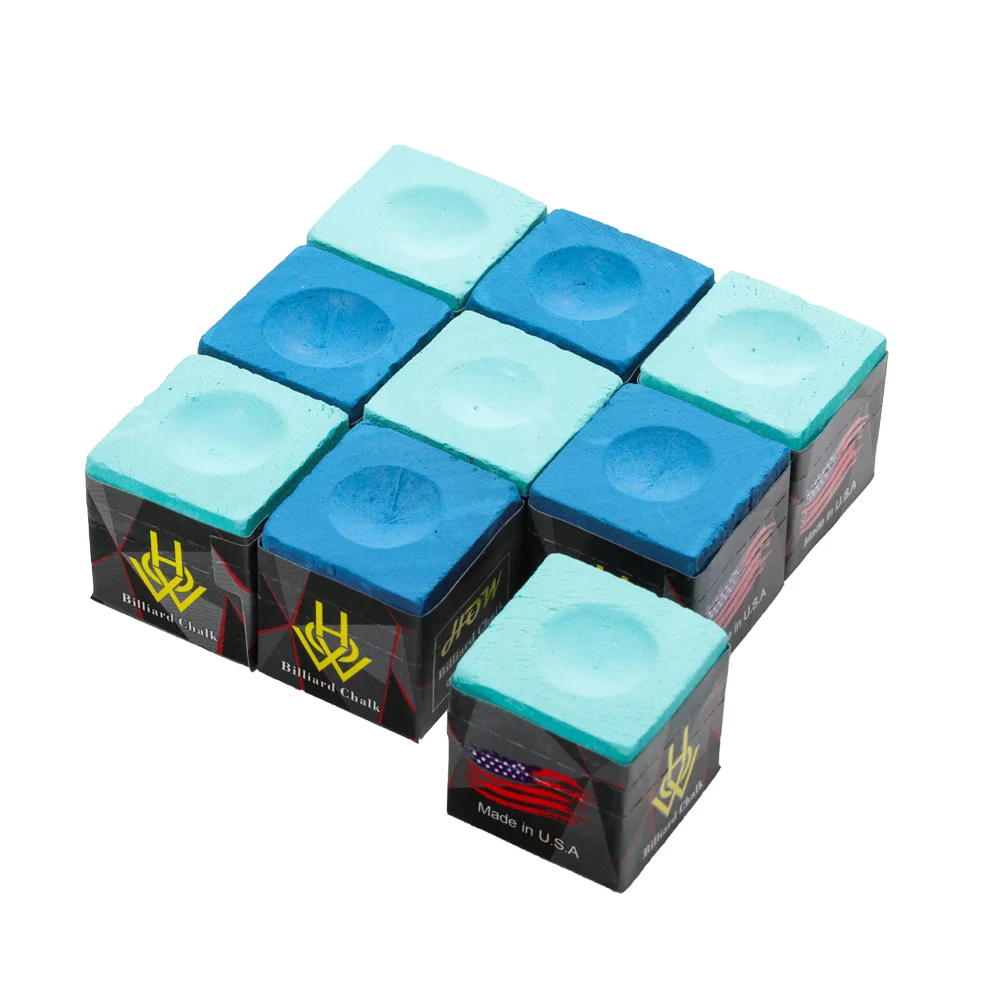 HOW Chalk Billiard Pool Cue Tailor-made Chalk Snooker Chalk Powder Pool Chalk 2 Pieces Per Box Professional Billiard Accessories