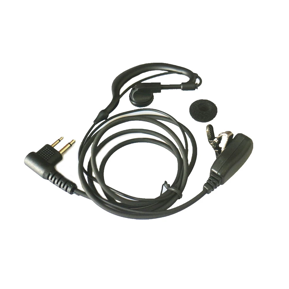 10 шт. 2 контакта G-образной формы гарнитура наушники PTT для Motorola CP88 CP040 CP100 CP140 CP150 CP160