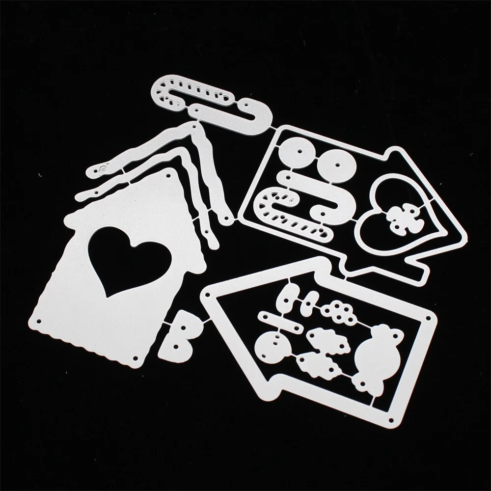  ZFPARTY Christmas Gingerbread House Shaker Metal Cutting Dies  Stencils for DIY Scrapbooking Decorative Embossing DIY Paper Cards : Arts,  Crafts & Sewing