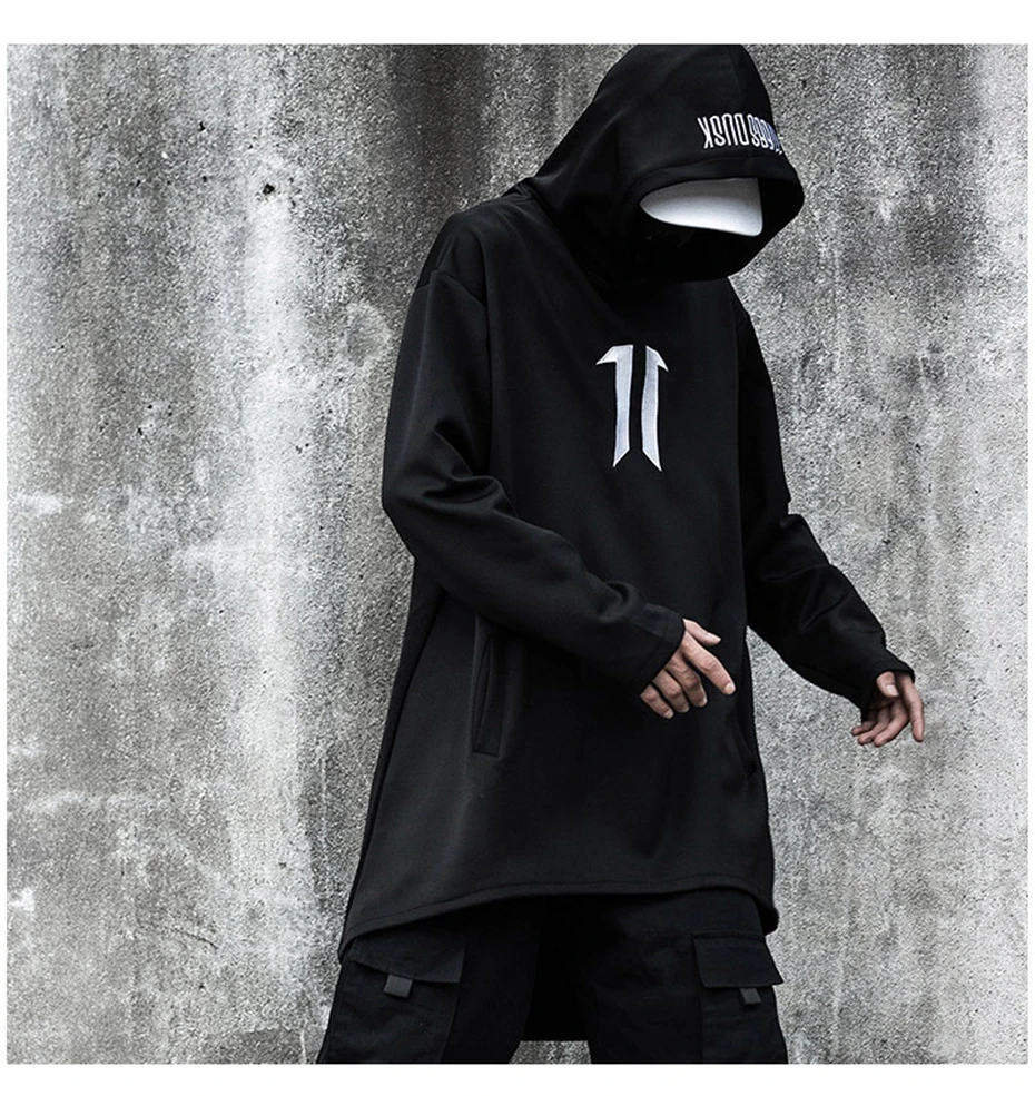 US Size Sweatshirts Men Harajuku Streetwear Long Hoodies Autumn Fashion Casual Hip Hop Male Jacket Oversize Cotton DG419