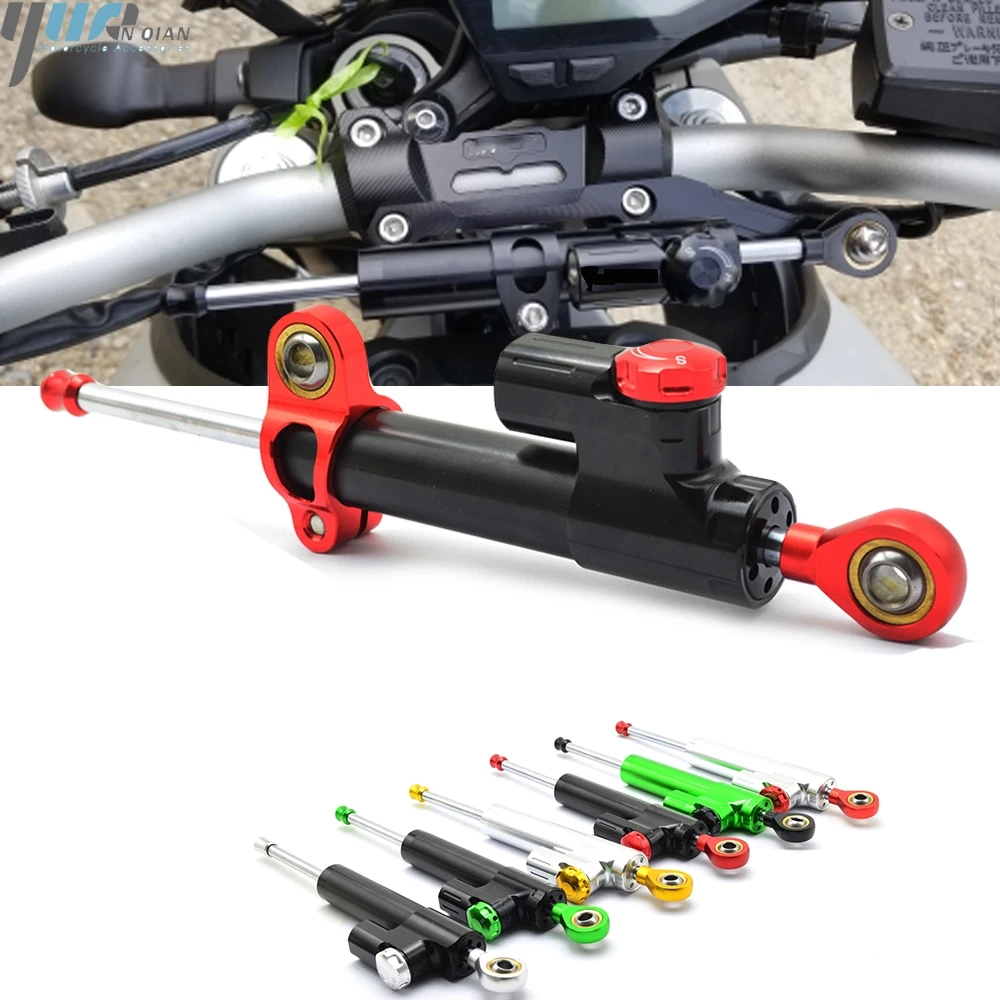 

Motorcycle Handlebar Steering Stabilizer Damper Motorbike Shock Absorber Direction Damper FOR Honda CRF150F CRF80F CRF70F ST1000
