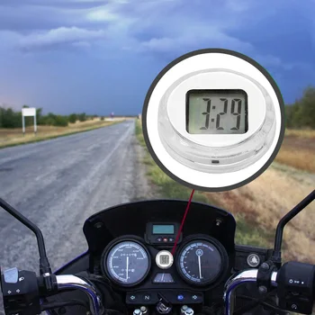 

TiOODRE New Mini Precision Motorcycle Clocks Watch Waterproof Stick-On Motorbike Mount Watch Moto Digital Clock With Stopwatch