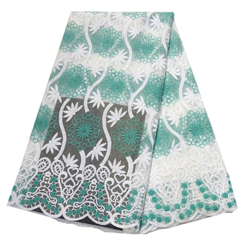 

5yards/piece for women fashion dress 2020 new arrival high quality lace tulle african lace materials flower trim lace fabric