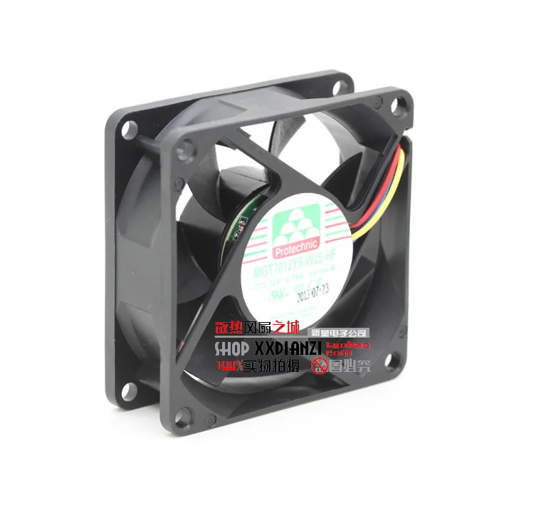 Новый MGT7012YR-W25 7025 0.39A 12V четырехпроводный вентилятор PWM с регулировкой скорости
