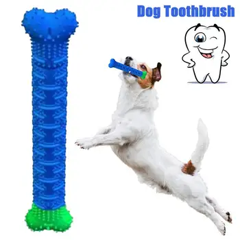 

AUGKUN Dog Toothbrush Dog Chew Toy Anti-bite Dental Care Tool For 0-40 Pound Puppies And Medium Dogs Pet Supplies In Stock