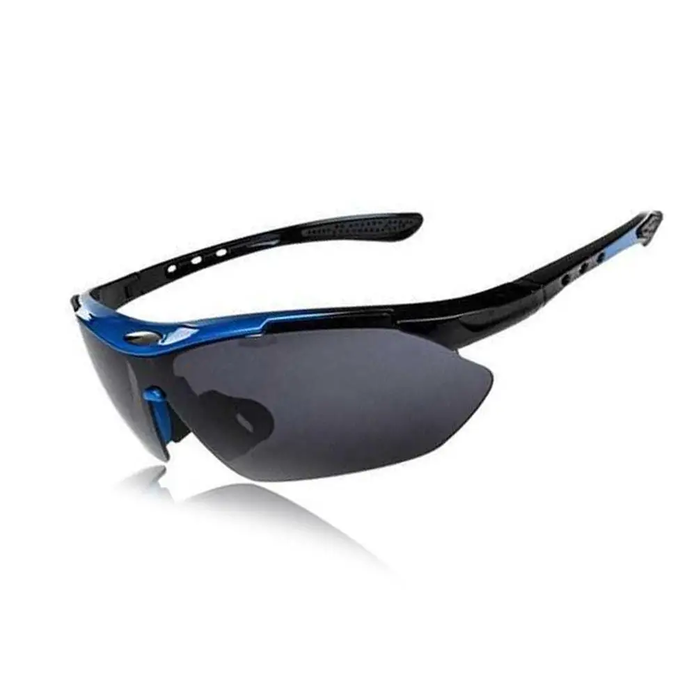 Blue glasses Велосипедные очки, обесцвечивающиеся, для спорта на открытом воздухе, для мужчин и женщин, с защитой от песка, мотоциклетные солнцезащитные очки, оборудование для горного велосипеда - Цвет: Blue glasses