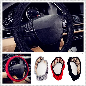 

38cm summer Car Steering wheel Cover Anti-Slip net Breathable Auto for BMW M8 M550i M550d M4 M3 M240i M140i 530i 128i i8 Z4