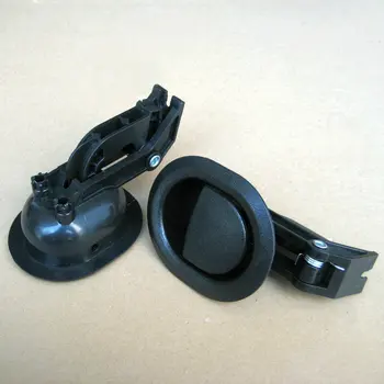 

2PCS Hard Plastic Release Lever Handle Black Cabinet Pulls Replacement Sofa Recliner Release Pull Handle for Oval Recliner Chair