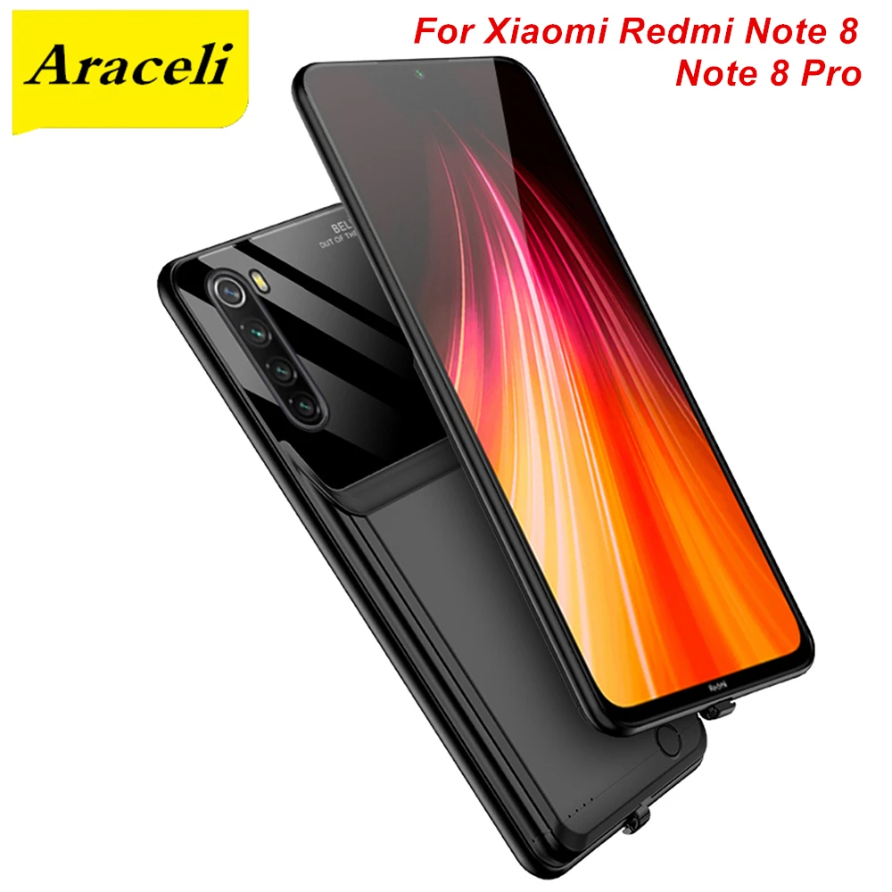 Чехол аккумулятор для Xiaomi Redmi Note 8 Pro 10000 мАч|Чехлы с аккумулятором| |