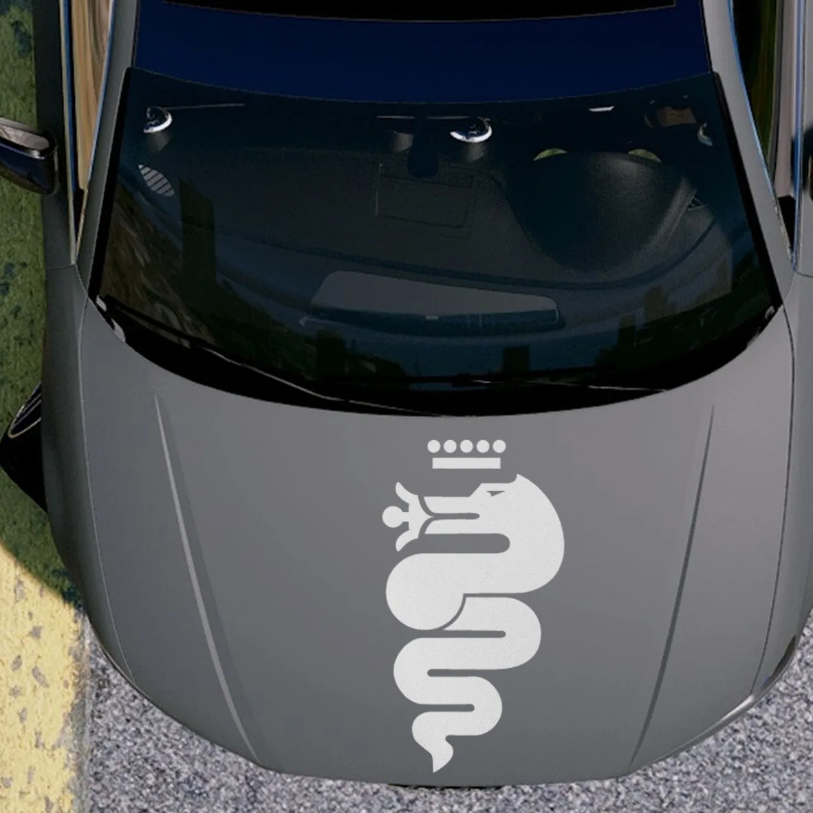Klebebänder Für Alfa Romeo Mito Aufkleber, Schwarze