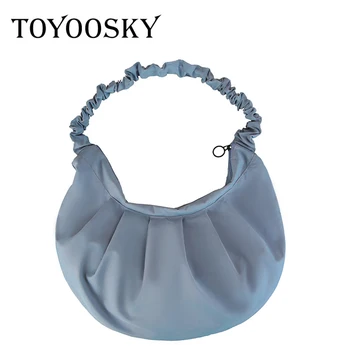

TOYOOSKY Nylon High Capacity Half Moon Crossbody Bags For Women 2020 Summer Light Shoulder Bag Female Simple Crossbody Handbags