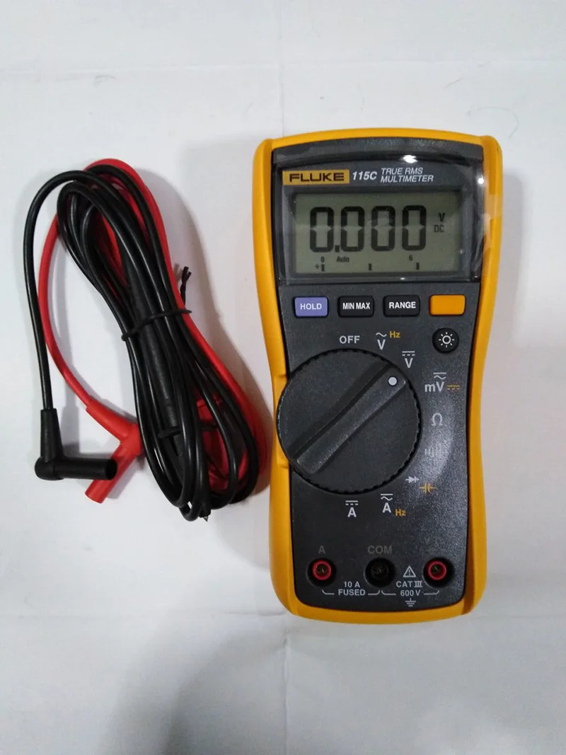 Fluke 115C \ 116C \ 117 мультиметр тестер цифровой многофункциональный мультиметр портативный цифровой тестер для AC/DC истинный среднеквадратичный тестер