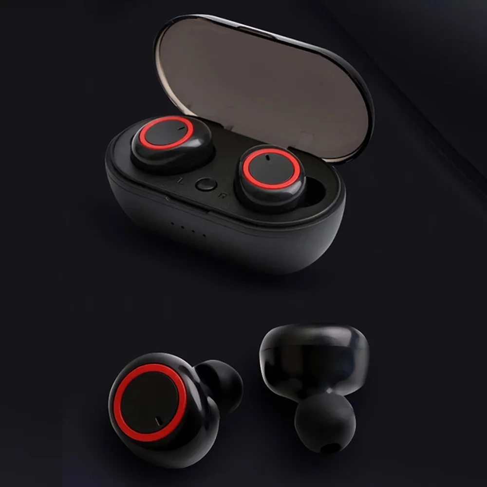 Беспроводные Bluetooth 5,0 наушники громкой связи спортивные звонки Binuaral наушники с сенсорным управлением шумоподавление стерео музыкальные наушники