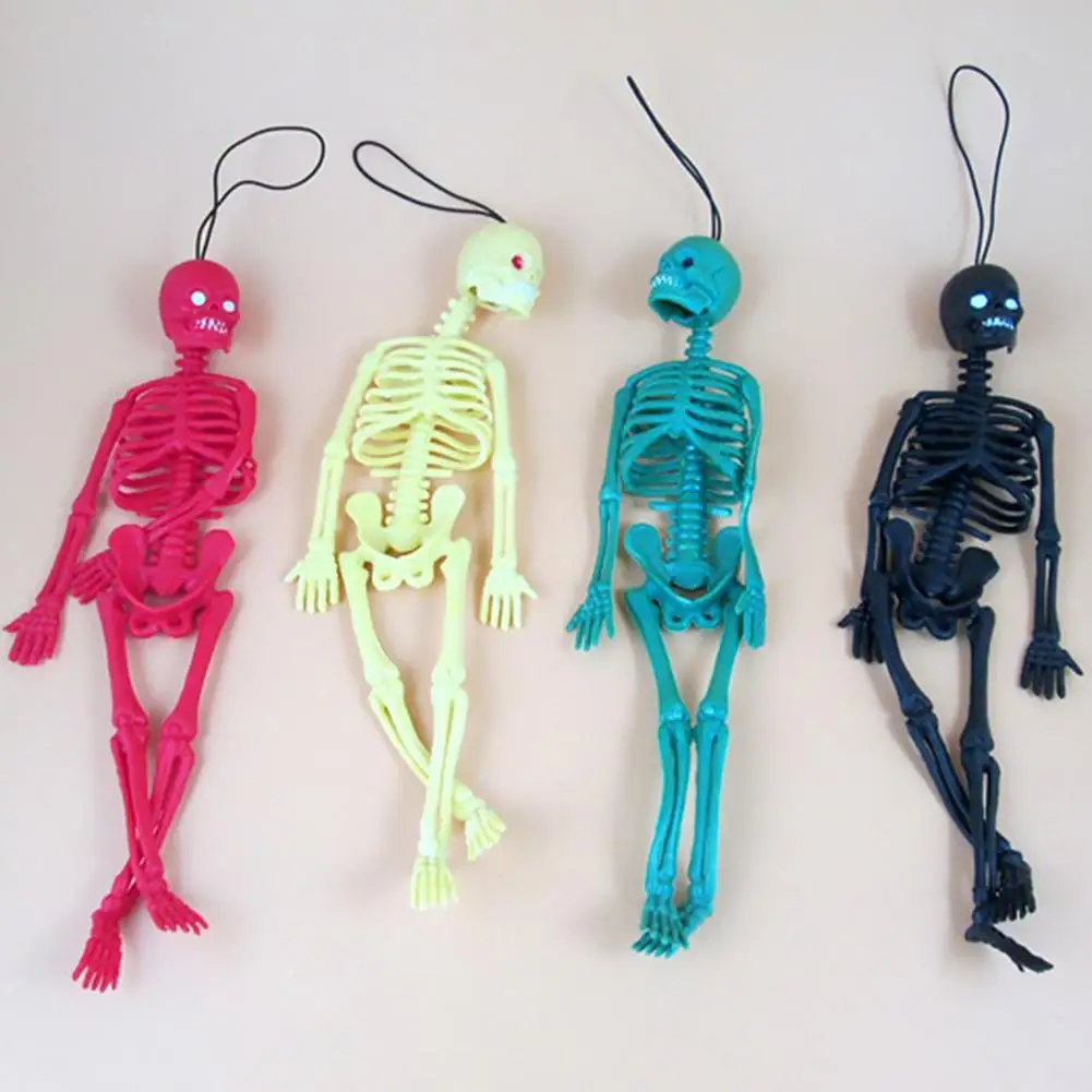 

20cm Horrible Halloween Party Simulation Skeleton Ornament Haunted House Props Gift Skeleton Ornament Halloween Party Props Skel