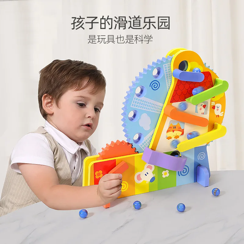 

Ball Bearing Ferris Wheel Educational Building Blocks Training Children Hand-Eye Coordination Observation Ability Parent And Chi