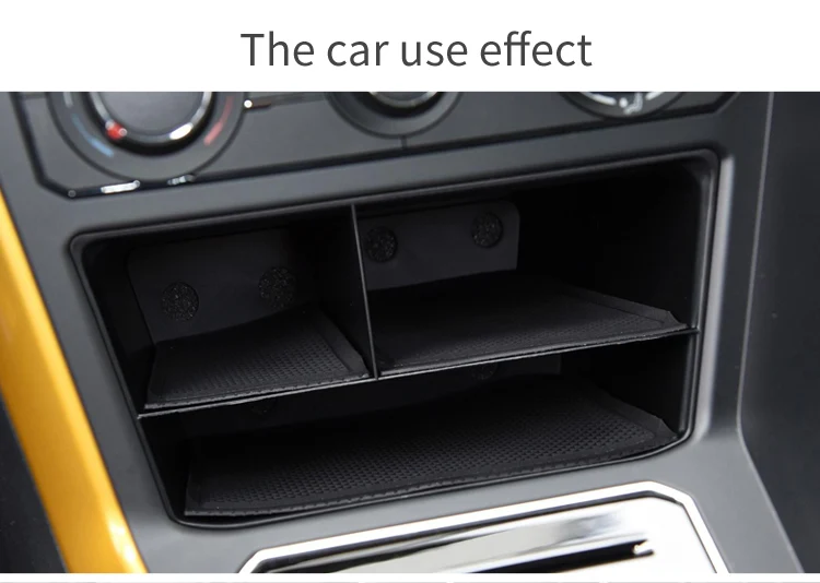 Smabee центральной консоли коробка для хранения VW POLO Plus GTI приборной панели Tidying коробка для Volkswagen аксессуары для POLO черный