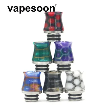 

50pcs 510 Vape Mouthpiece Metal Resin Drip Tip for 510 Thread RDA RBA RDTA Tank Electronic Cigarette Vaporizer Atomizer Kit