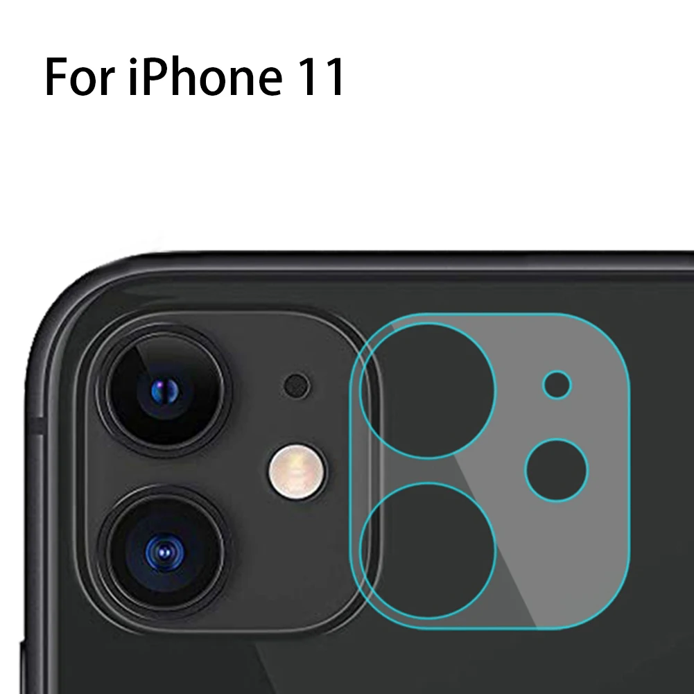 Прозрачная 3D Защитная пленка для задней камеры iPhone 11 Pro max чехол