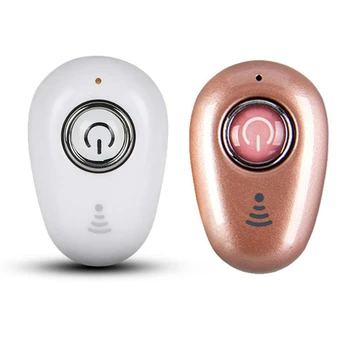 

2Pcs Mini Wireless Bluetooth 4.1 Earphone Headset Sport earbuds with MIC MicroPhone for IOS/Android Smart Phones - Pink & Whit