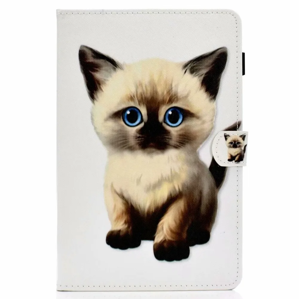 Lovely Children Cartoon PU Leather Magnet Smart Tablet Case for Huawei Mediapad M6 10.8 Inch Flip Stand Cover Funda+Pen