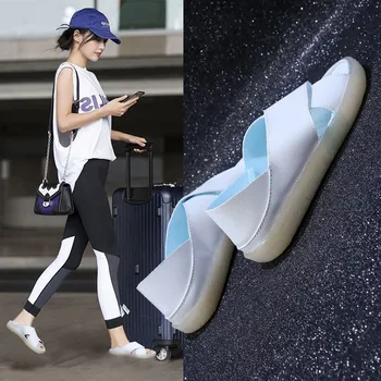 

2020 Summer Woman Sneakers mesh Shoes Female platform Lace Up Sandals Shoe for Women Sandals Shoe