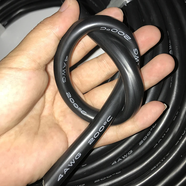 Fio de silicone original 4 awg cabos